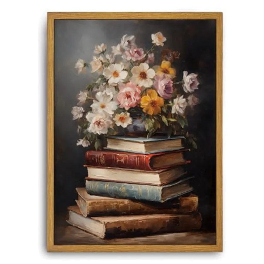 

Винтажные картины в рамах, цветочные принты на холсте, настенные декоративные изображения, живопись для гостиной, спальни, ванной комнаты