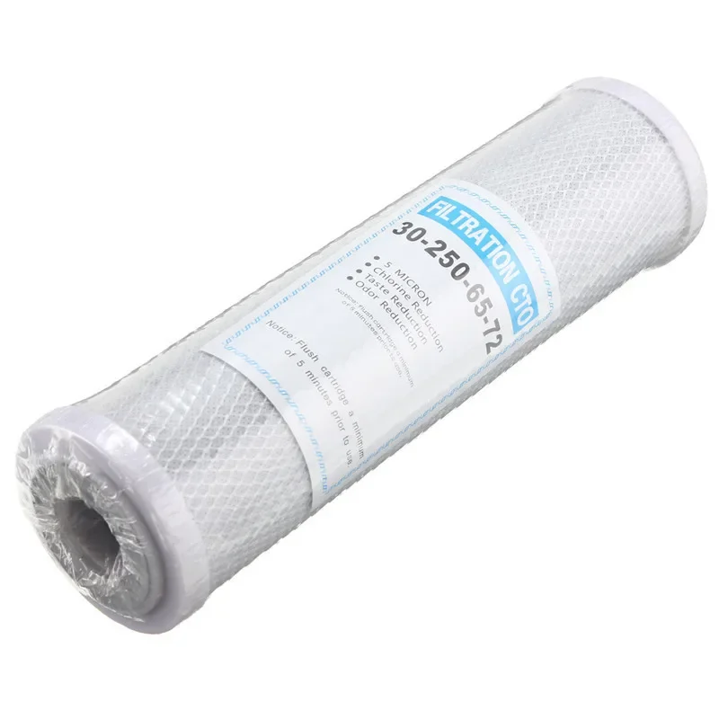 Universal 10 inch CTO Carbon Rod Filter Activated Carbon Filter Element for Household Water Purifier Replacement Filter