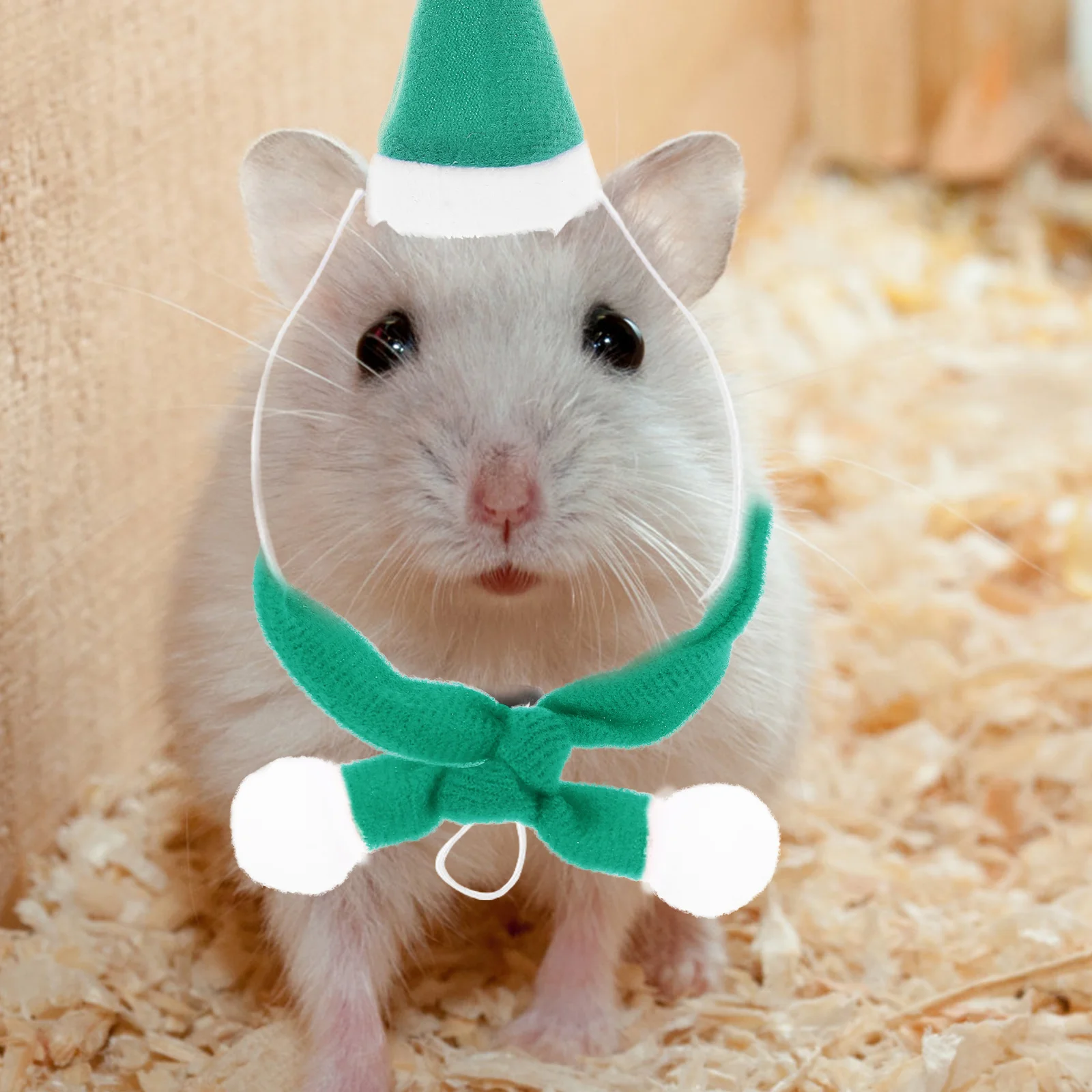 

6Pcs Xmas Pet Hat and Scarf Set Christmas Dog Cat Costume Party Decor Accessories Lightweight Xmas Pet Hat and Scarf