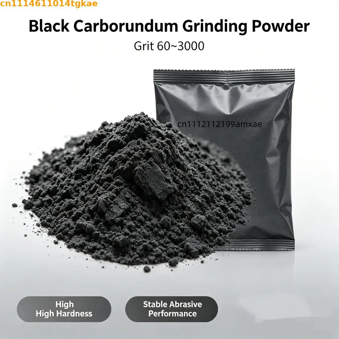 500g Black Carborundum Grinding Powder Grit60~3000 for Vibration Tumbler Machine Abrasive Tools Jadeite Jade Agate Polishing