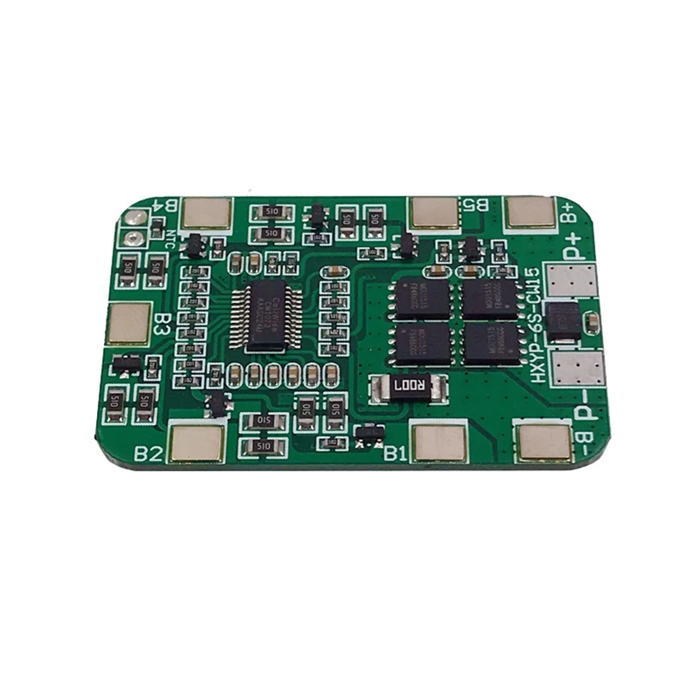 

6S 25.2V 20A BMS Lithium Battery Board with Balancing for 25V Screwdriver and 24V Battery Pack Use