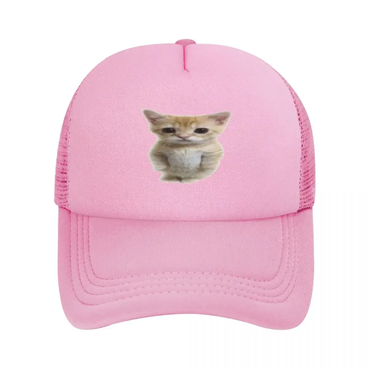 

El Gato Standing Cat Meme Mesh Baseball Caps Snapback Fashion Baseball Hats Breathable Casquette Outdoor For Men's And Women's