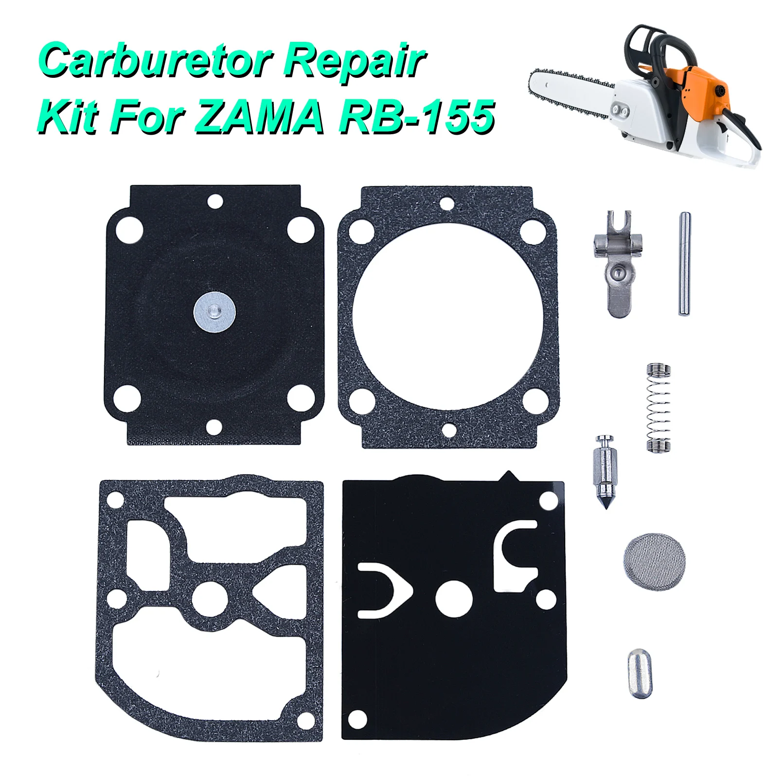 Carburetor Repair Kit Replaces ZAMA RB-155 for Stihl Split Trimmer BG86 Blower ZAMA C1M-S141 C1M-S142 C1M-S145 C1M-S146 C1M-S151