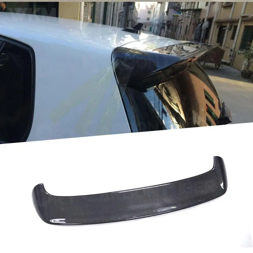 

For Volkswagen Golf 6 VI MK6 Standard Bumper 2010-2013 Rear Roof Spoiler Not For GTI R RZ Style Carbon Fiber / FRP Rear Wings