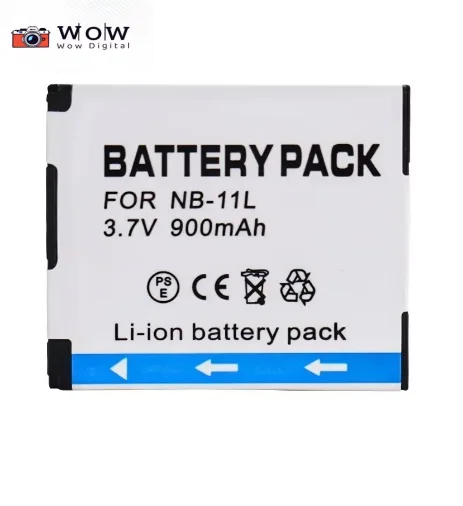 3.7V 900mAh NB-11L Camera Battery for CANON A2600 A3500 A4000IS IXUS 125 132 140 240 245 265 155 HS A2300 IS, A2400 IS, A2500