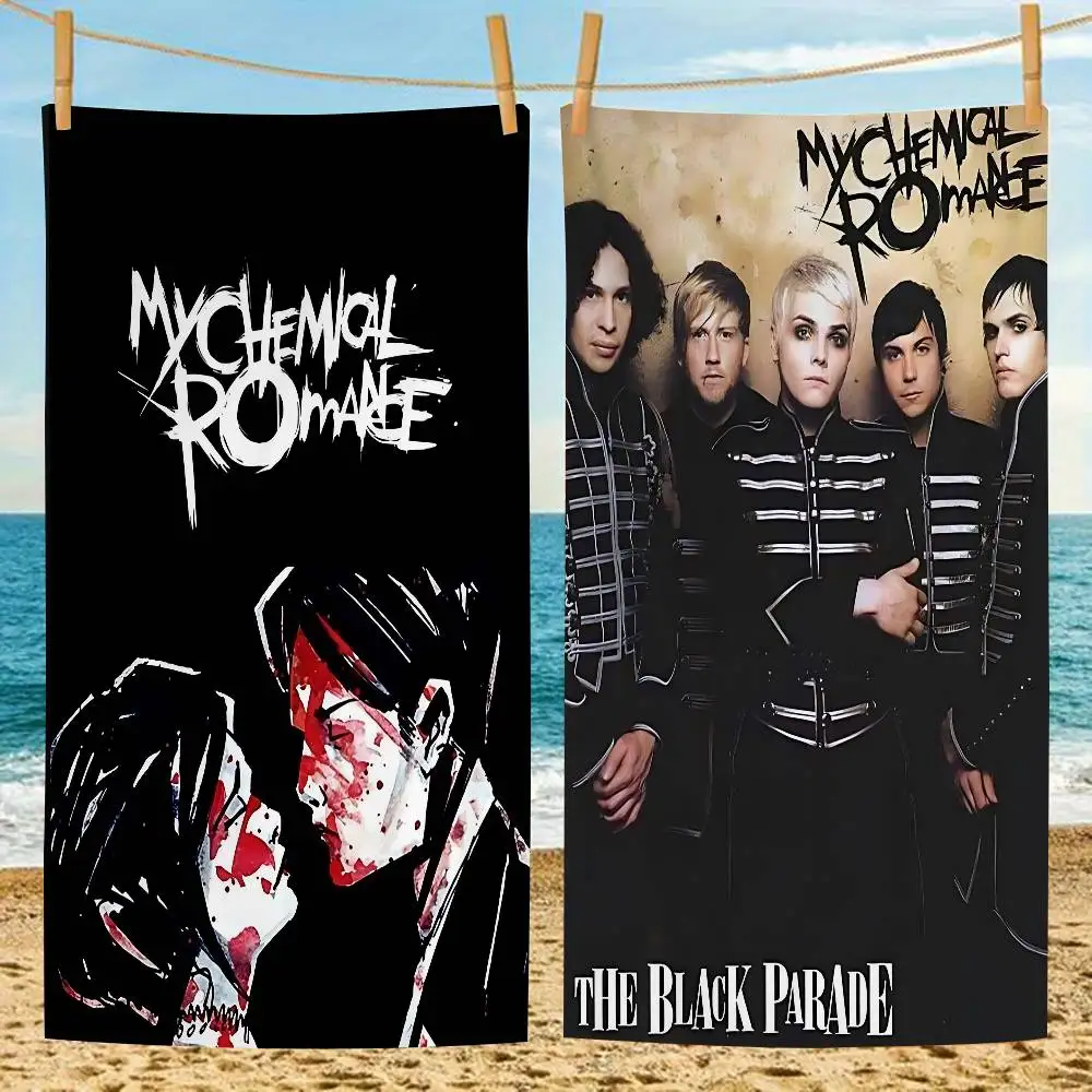 My C-ChemicalS Romance Band Microfiber Beach Towel Absorbent Quick dry Soft Yoga Swimming Resort Mountain Climbing Towel