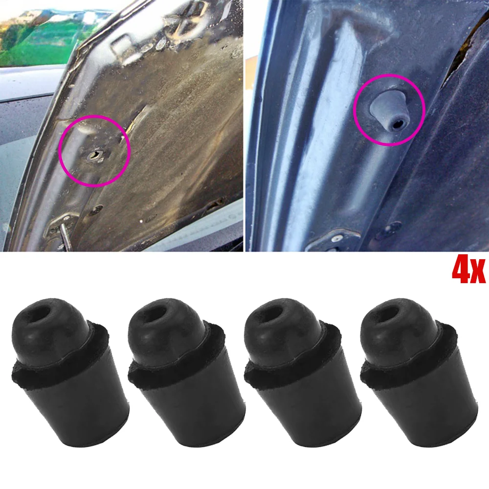 4 Uds nuevo para Hyundai Accent LC MC 1999 2000 2001 2002 2003 2004 -2010 Verna 8219128010   Tope antigolpes con almohadilla amortiguadora para parachoques de puerta