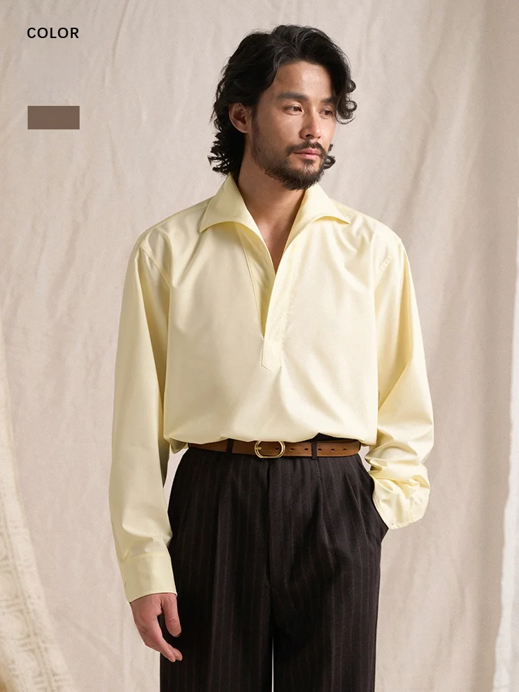 

Мужская рубашка Cultum с длинным рукавом из ультрамодала, цельнокроеная, с гладким воротником, охлаждающая, для делового и повседневного стиля, летняя, дышащая, тонкая, из тонкой ткани.