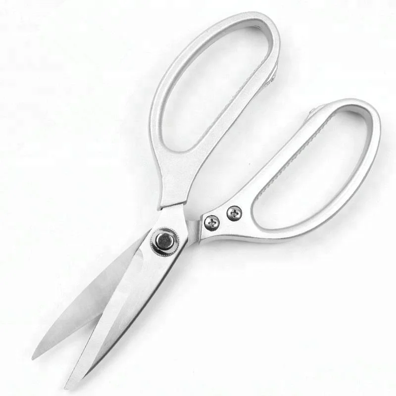 

8 Inch Multi Purpose Stainless Steel Office Scissors Reduced Effort for Office Home Cutting