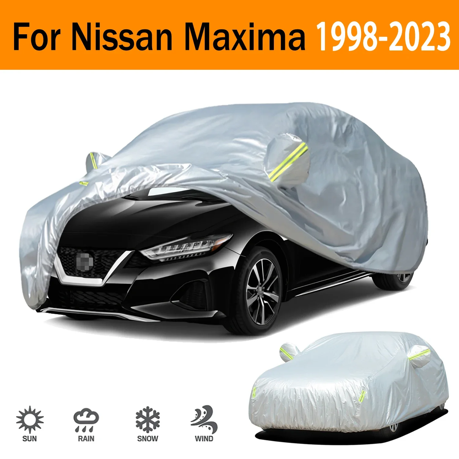 

For Nissan Maxima Outdoor Protection Full Car Covers Snow Cover Sunshade Waterproof Dustproof Exterior Car accessories