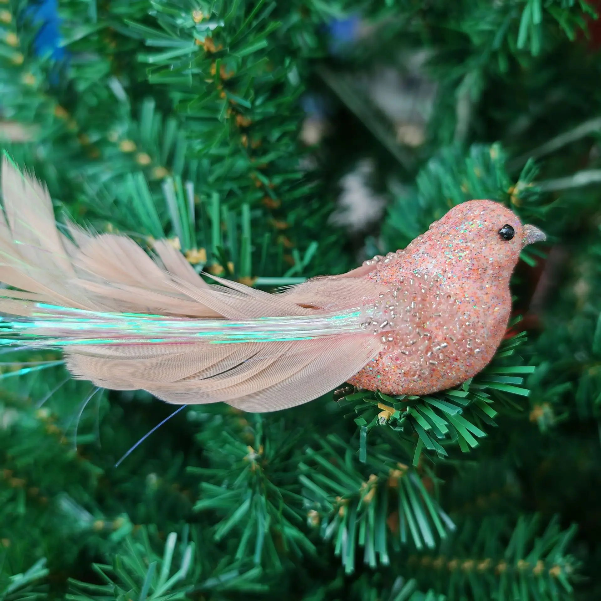 Christmas Creative Artificial Birds Fake Foam Animal Simulation Feather Birds Models DIY For Wedding Home Garden Ornament Decor