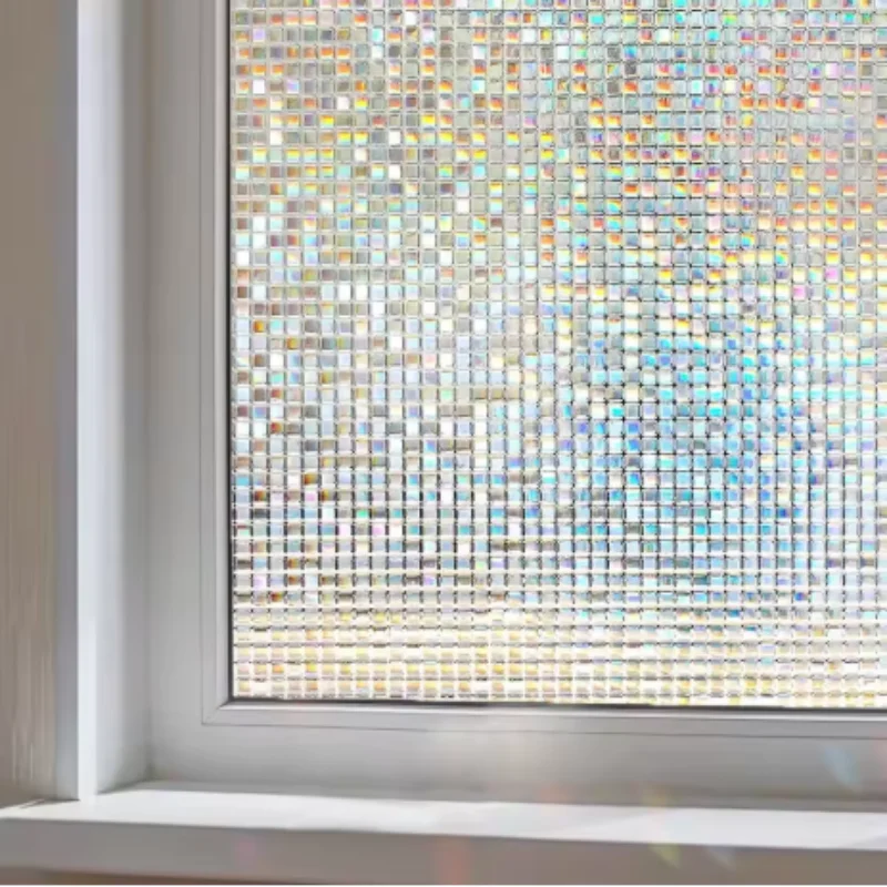 Multi-Purpose Static Cling Privacy Window Film, Light Transmitting Non-See-Through Heat Insulation Window Film, Anti-Peep Glass