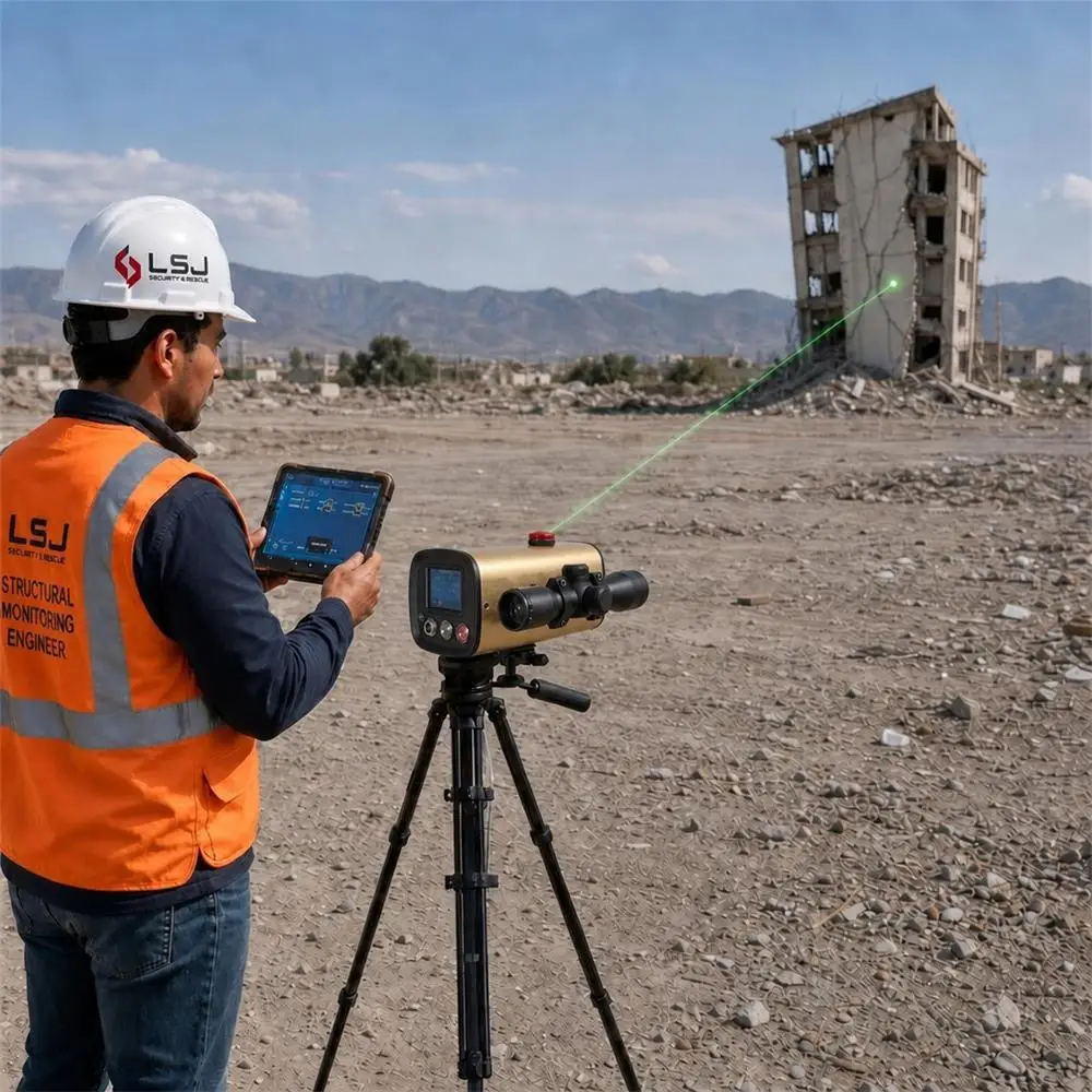 Laser Building Displacement Monitor: Mm-Level Structural Deformation Detection for Firefighting, Earthquake and Collapse Safety