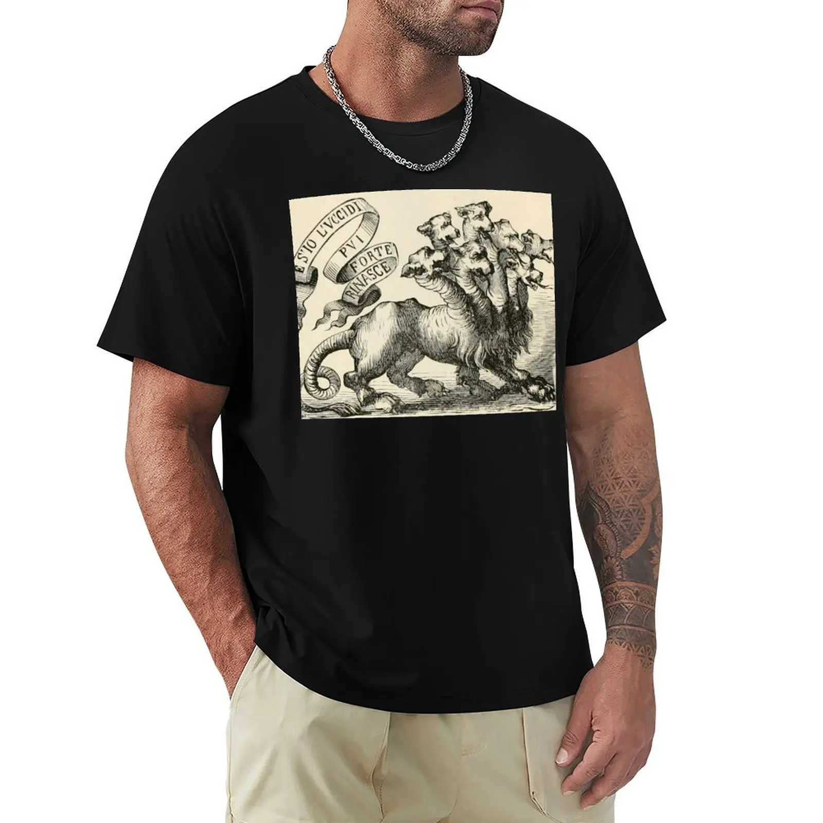 

cerberus T-Shirt plus size clothes fashion shirts Personalized t-shirt croswit shirt man shirts graphic tee men