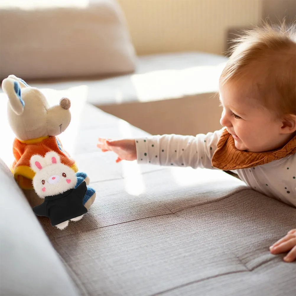 

6Pcs Bear T-Shirt Soft Comfortable Mini Bear Clothes for Stuffed Animals Sublimation Blank Shirt Stuffed Animal Outfit