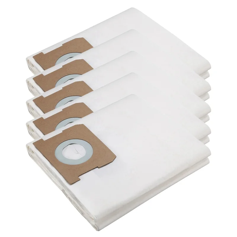 

B58B-5PCS Vacuum Cleaner Dust Bags For Karcher WD1 Compact Battery Replaces 2.863-297.0 Sweper Dust Bin Replacement Parts
