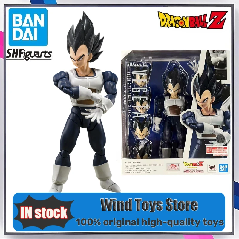 

In Stock 100% Original Bandai S.H.Figuarts SHF VEGETA Antique Battle Suit Dragon Ball ZAnime Collection of Action Figures Model