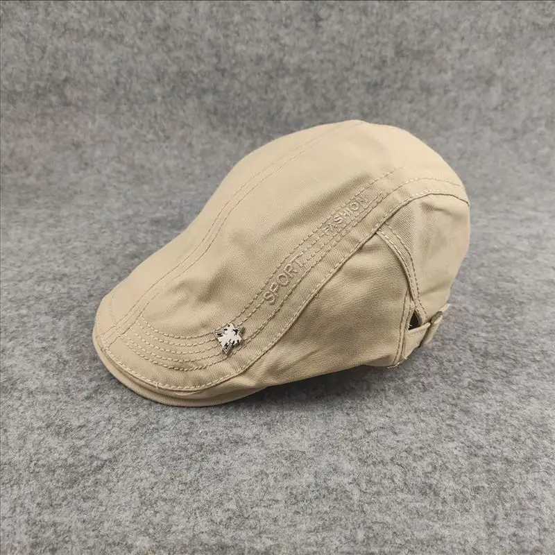 Painter Beret for Ladies, Forward Peaked Newsboy Hat for Men