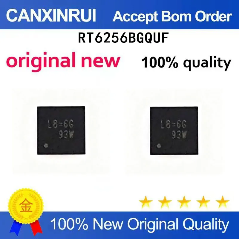 

(5-100 Pieces) Brand new RT6256BGQUF RT6256B printing filament L8=4A L8=5D L8=QFN-12 chip