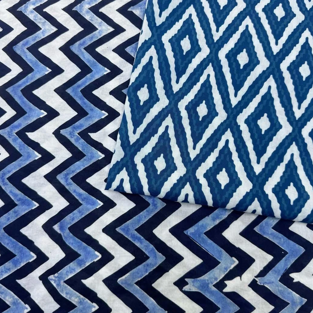 100x136cm Hand Printed Grade A Long Staple Cotton Fabric, Tela Algodon Telas Para Costura Clothes Bags Patchwork Sewing Supplies