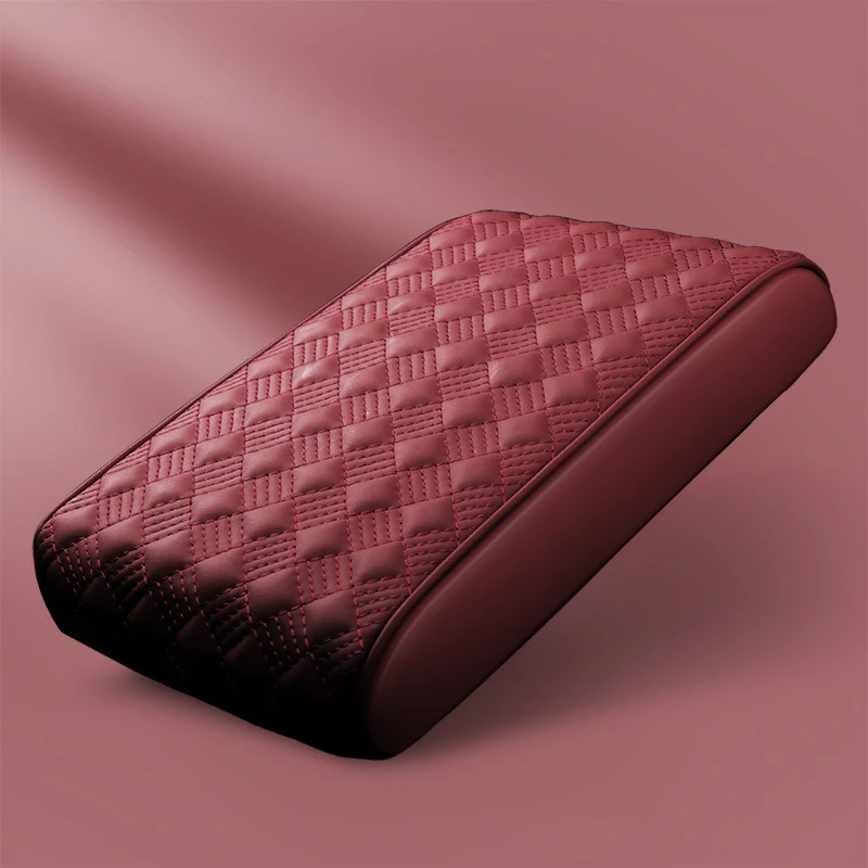 Luxury Upscale Car Central Armrest Heightening Pad Auto Leather Arm Rest Seat Box Heighten Cushion Auto Protective Interior