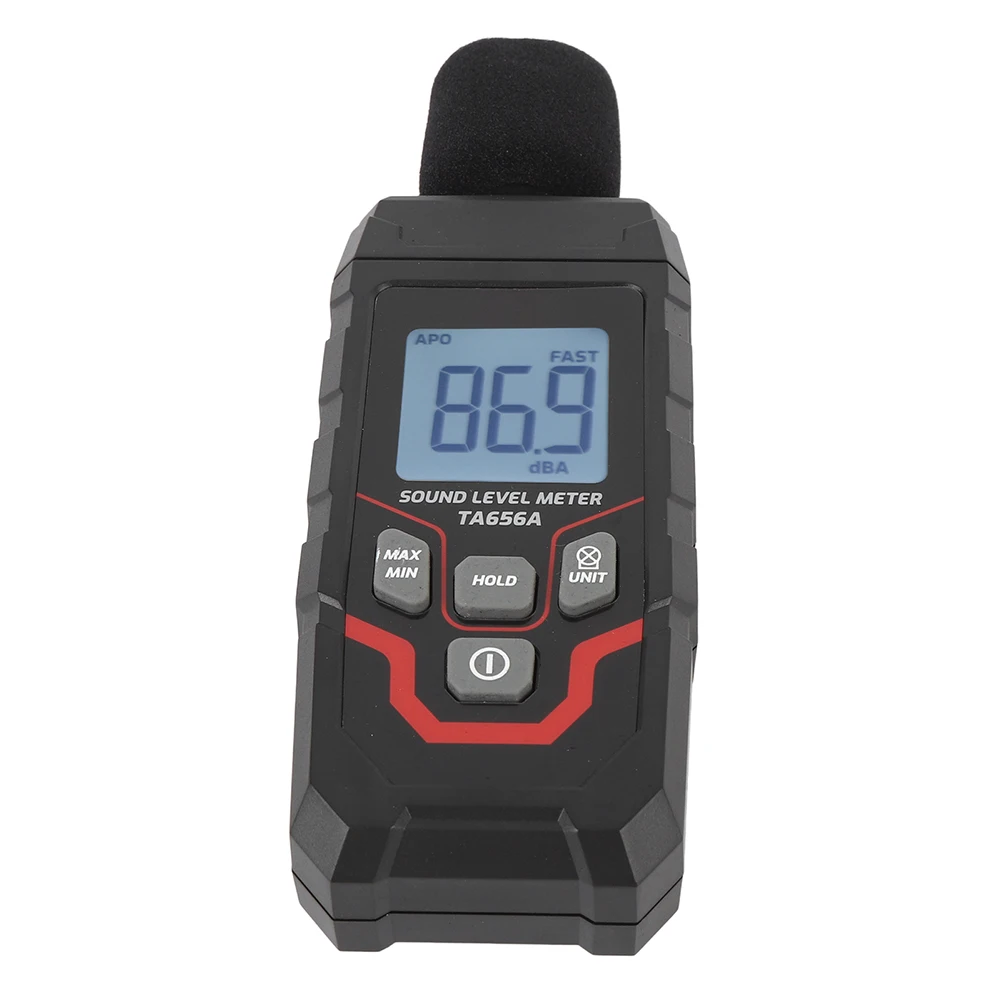 TA656A Decibel Meter 30-130dBA Noise Tester With Backlit Display For Home Office Industrial Sound Level Detection Tool