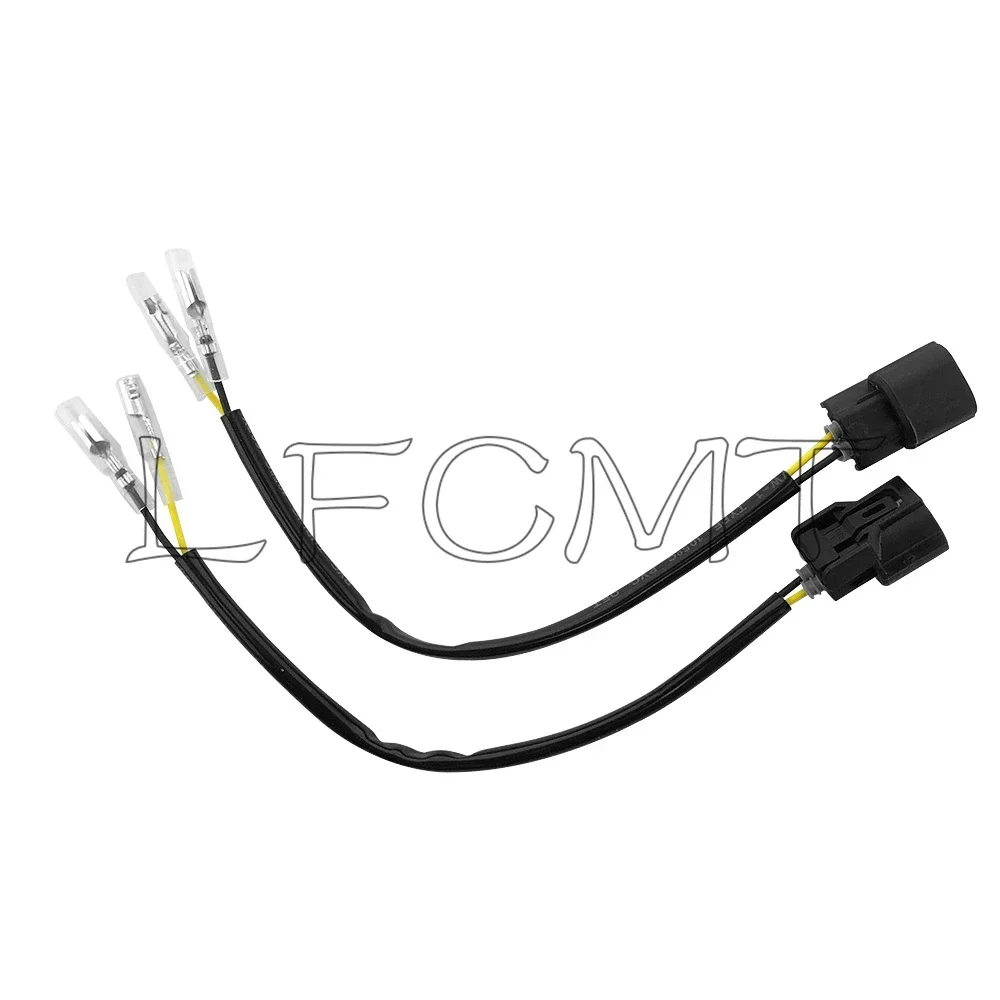 Motorcycle Turn Signal Adapter 2 Wire Harness Plug Connector Fit for KAWASAKI Z-H2 ZX-10R NINJA Z900 Z900/650RS Z900-SE Z1000SX