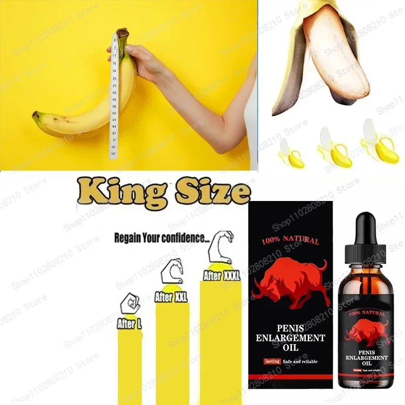 Best Sellers Essential Oil Big Dick Male Penis Enlargement Oil Increase Size Erection Product Aphrodisiac Sex Extender Enhance