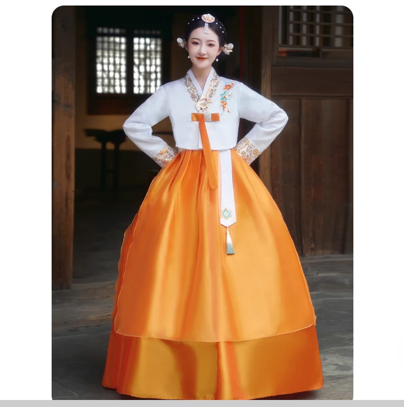 Ethnic Style Korean Traditional Hanbok Princess Dress Classical Dance Performance Dress