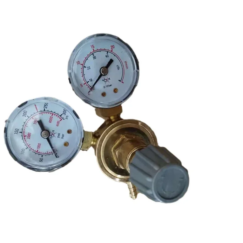 Mini Argon Gauge W21.8 Interface All Copper Reducer Gauge Gauge AR CO2 N2 W21.8x1/14 