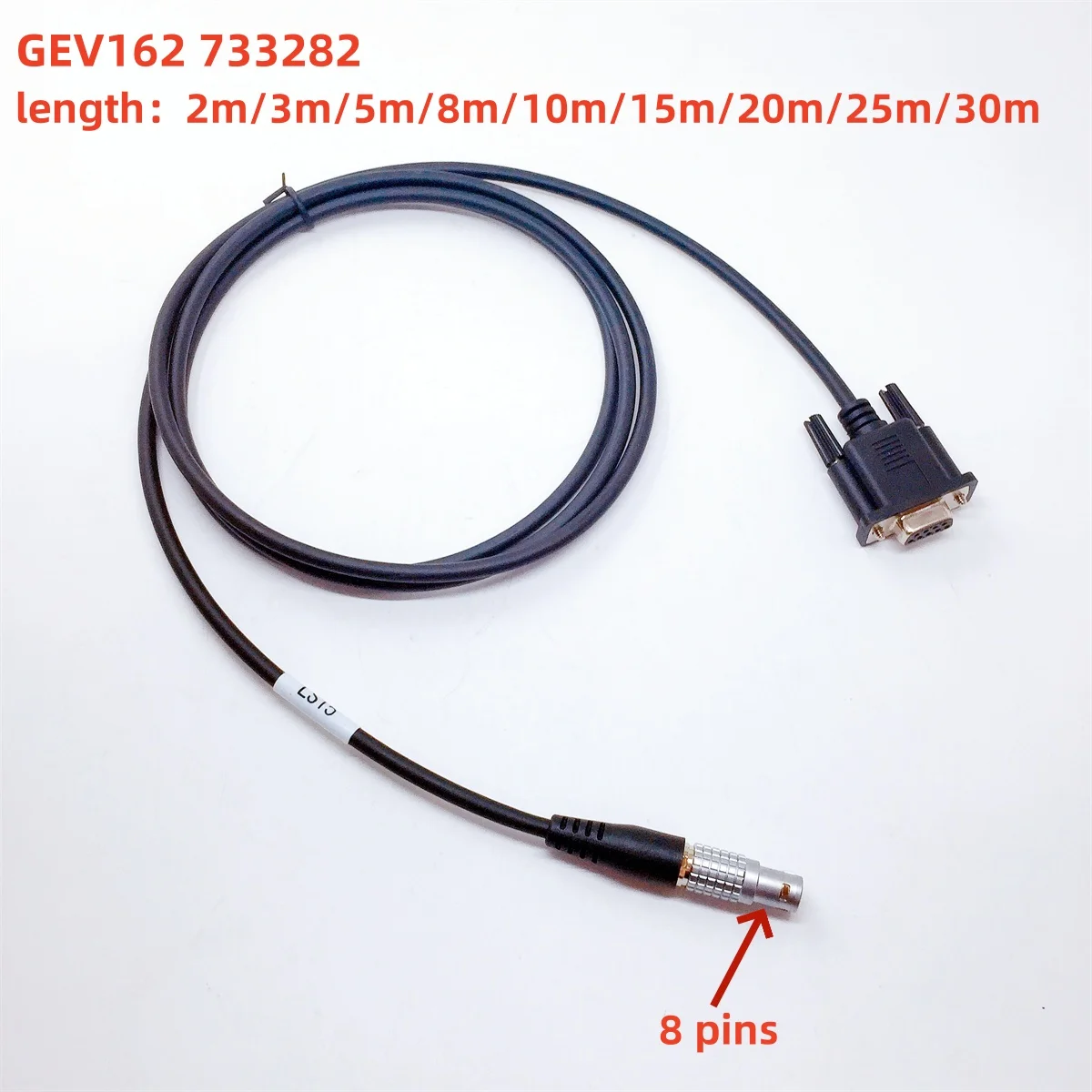 

GEV162 733282 Applicable to total station data cable,TM30 TS30 TS50 TS60 total station data cable