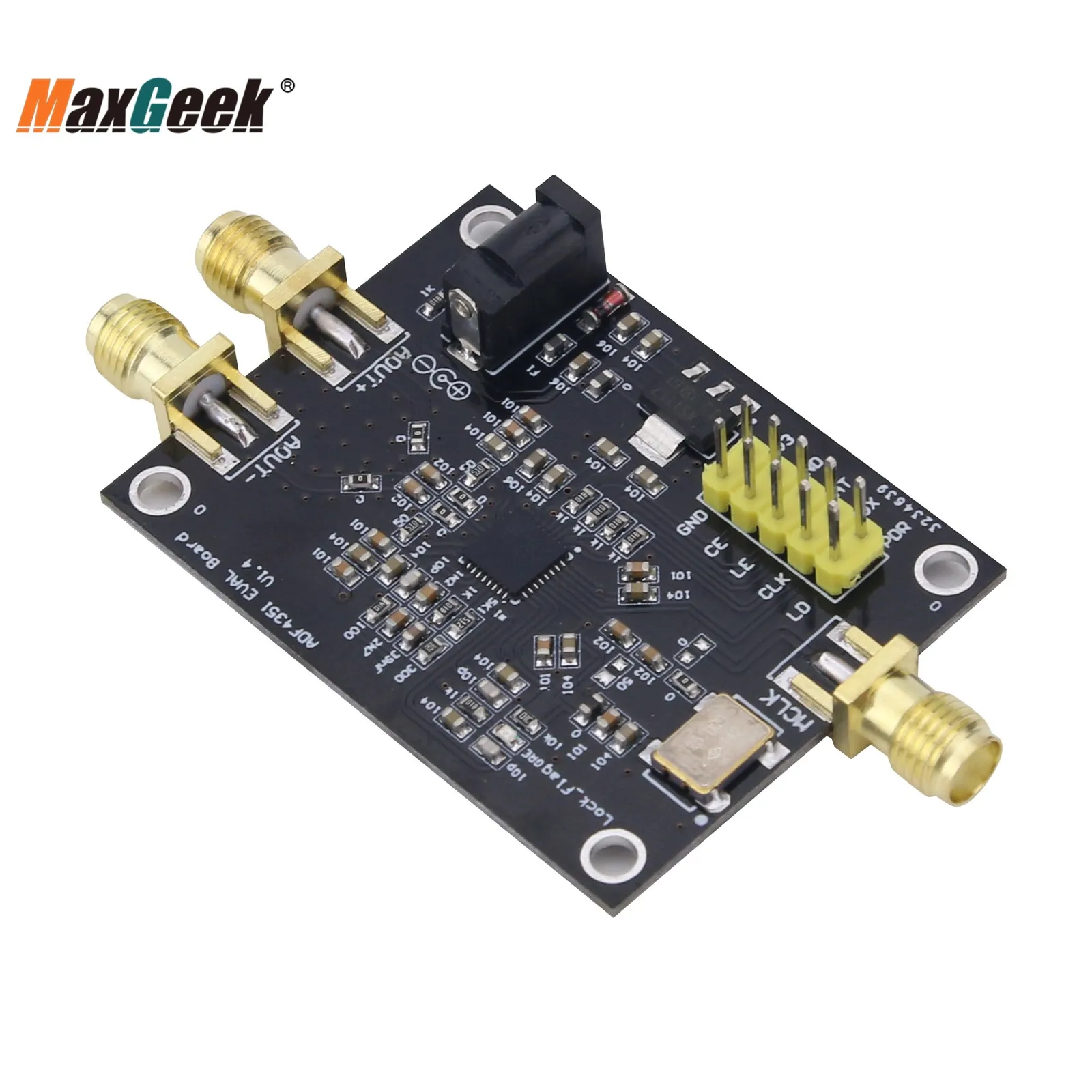 Maxgeek 35M-4.4GHz PLL RF Signal Source PLL Phase Locked Loop Frequency Synthesizer ADF4351 Development Board