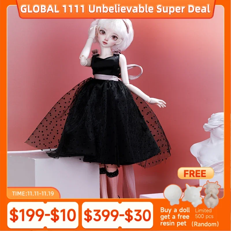 

Fairyland Minifee R.A FLAM 1/4 BJD Doll MNF Fullset Ball jointed Doll Surprise Gift for Girls Resin Toys FL Fairy Elf Toy