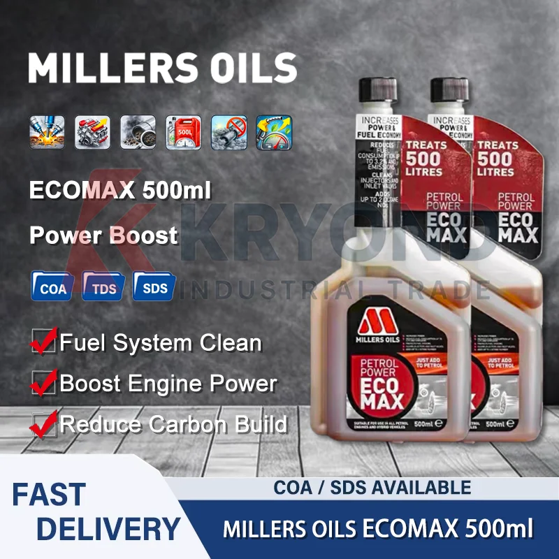 

Присадка в топливо Millers Oils PETROL POWER ECOMAX для бензиновых двигателей: очиститель инжекторов, удаление нагара, повышение эффективности, увеличение мощности.