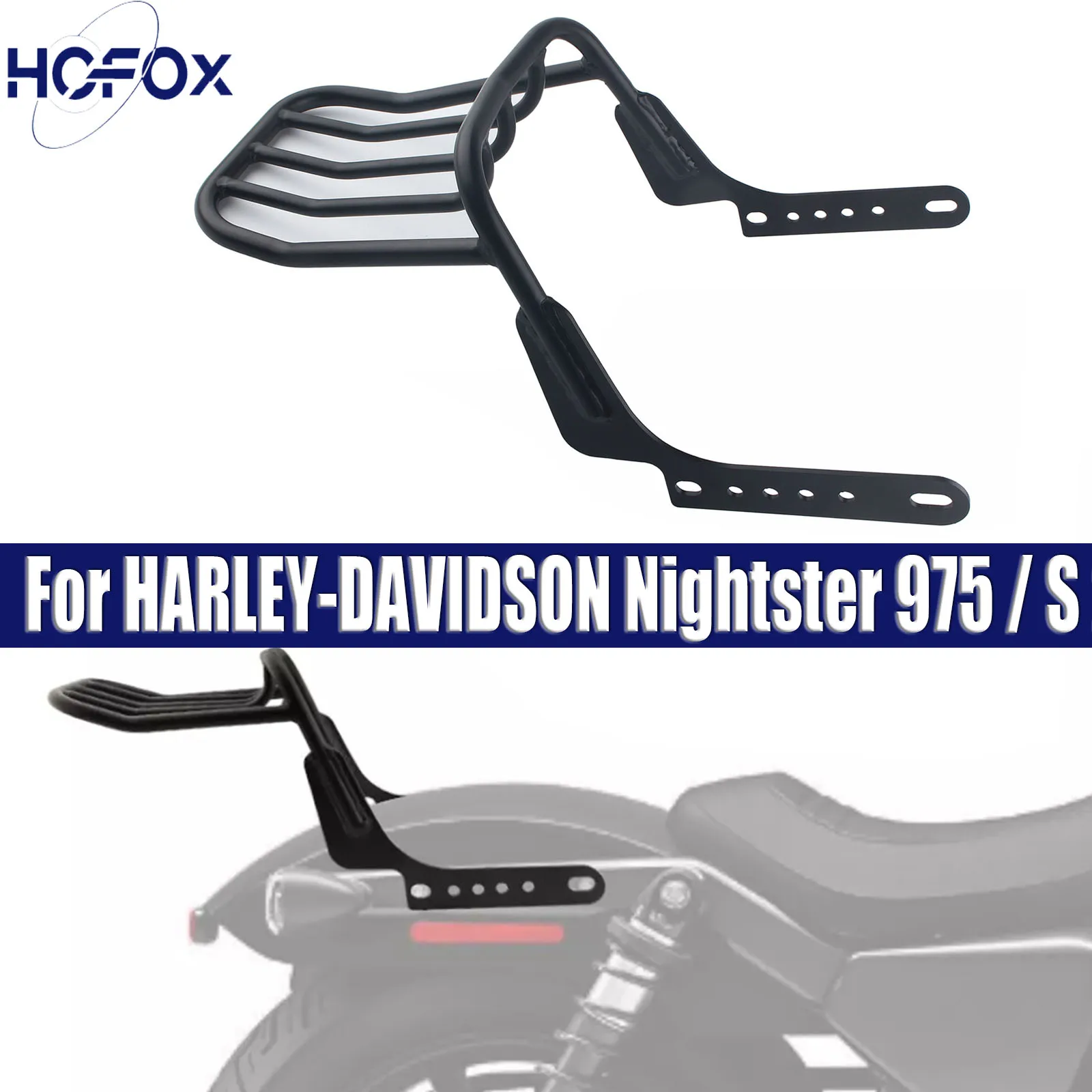 

For HARLEY-DAVIDSON Nightster 975 / S 2022-2024 Rear Tail Rack otorcycle Accessories Suitcase Luggage Carrier Rear Luggage Rack