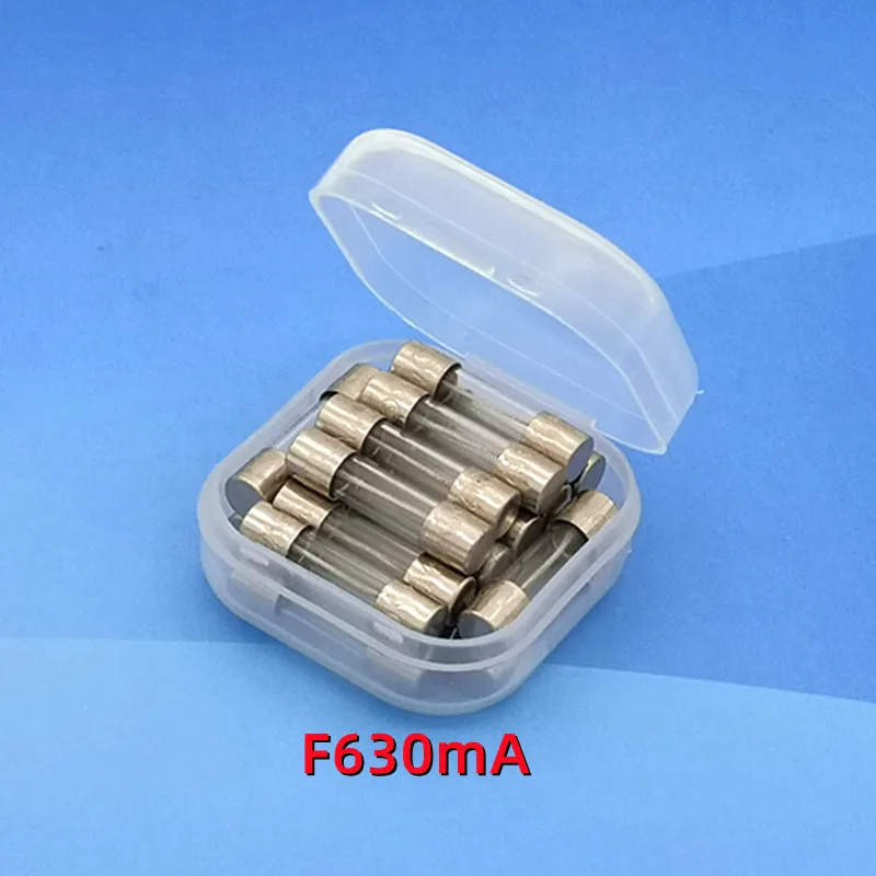 (20 pcs/lot) F630mA 250V 5 x 20mm Quick Blow Glass Tube Fuse, UL VDE RoHS Approved,0.63A, 0.63Amp.