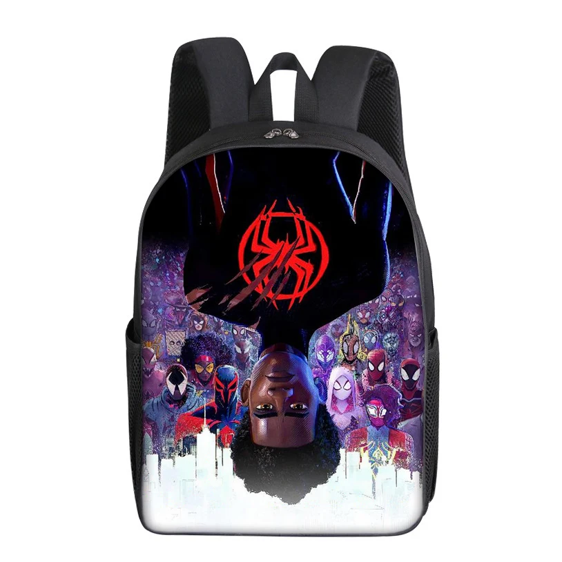 Marvel Heroes Backpack Spiderman Thanos Kids Teenage Anime Movie Cartoon Print Student School Bag Supplies Knapsack Vogue Gifts