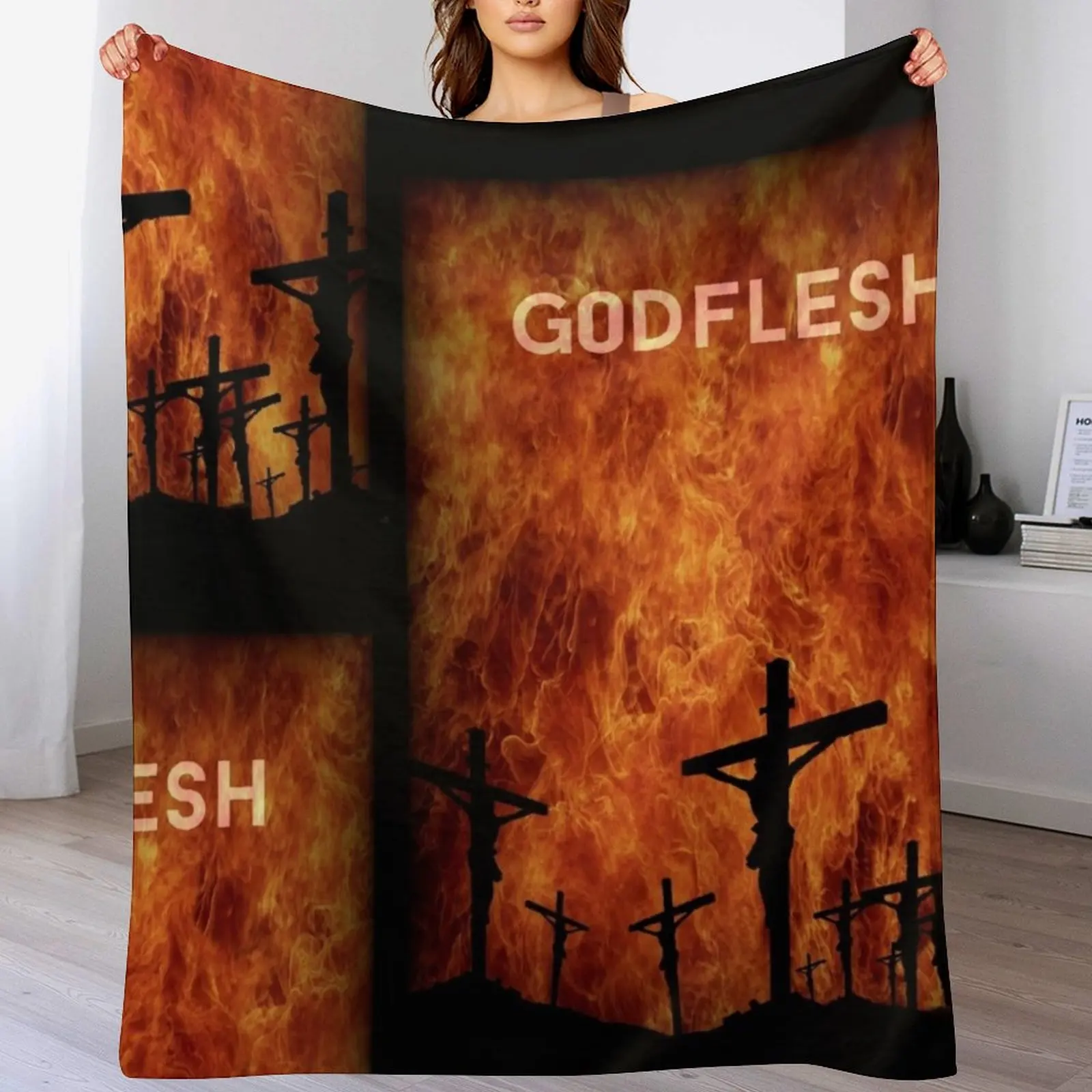 Godflesh - Streetcleaner. Throw Blanket Sofa Throw Flannel Blankets