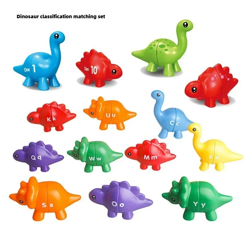 Matching Dinosaur Toy With storage bucket Montessori Toys for Kids Counting Learning Toys for Toddlers Children Development Game