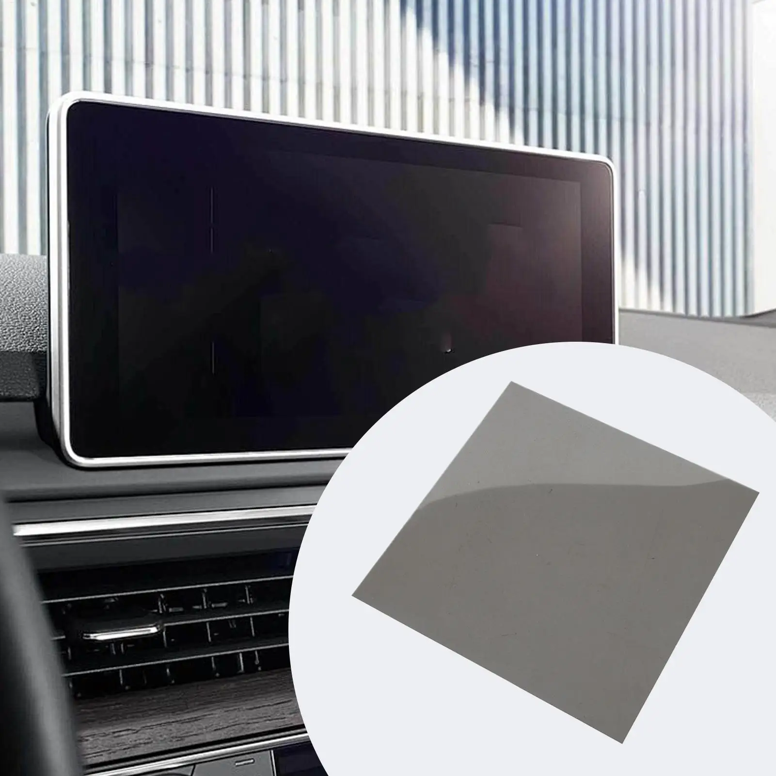 Car Polarizing Screen Filter Adhesive Polarizing Film Sheets Scratch Resistant Electronic Display Accessory Physics Education