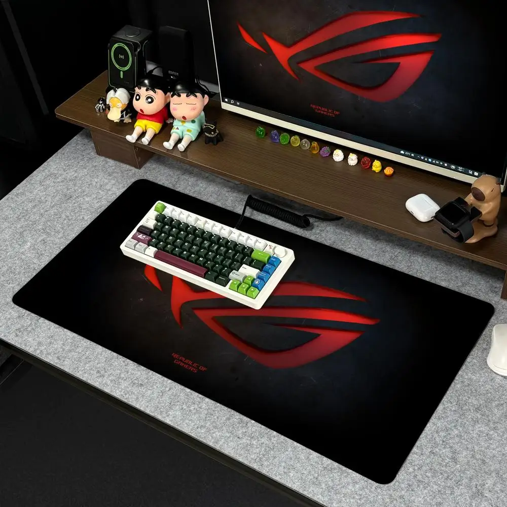 ASUS ROG Mouse Pad Xxl Computer Large Size Non-slip Gamer Keyboard 90x40cm Art Design HD Deskmat