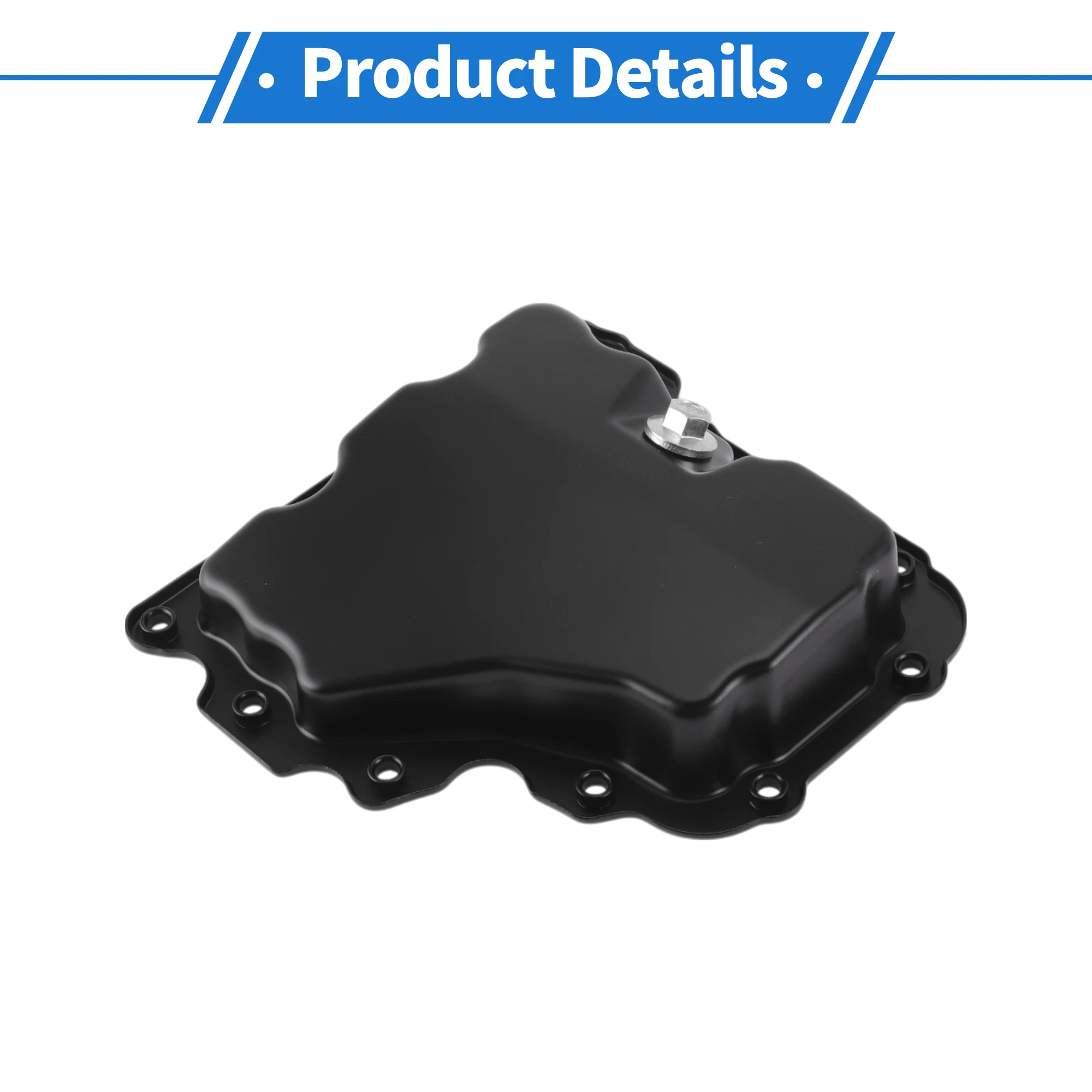 

UXCELL No.12637773 Engine Oil Pan Oil Pan Sump Transmission Oil Pan for Chevrolet Cruze 2016-2018 Aluminum Alloy Black