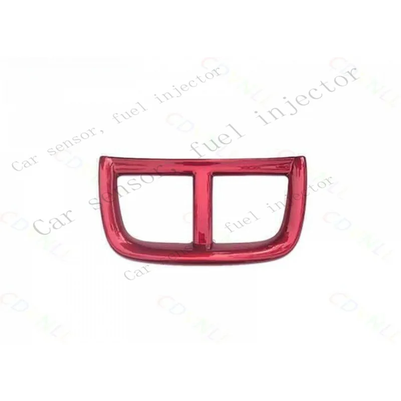 Q+ For Chevy Malibu 2016-2023 Bright Red Rear Seat Air Outlet Vent Frame Cover 1PCS
