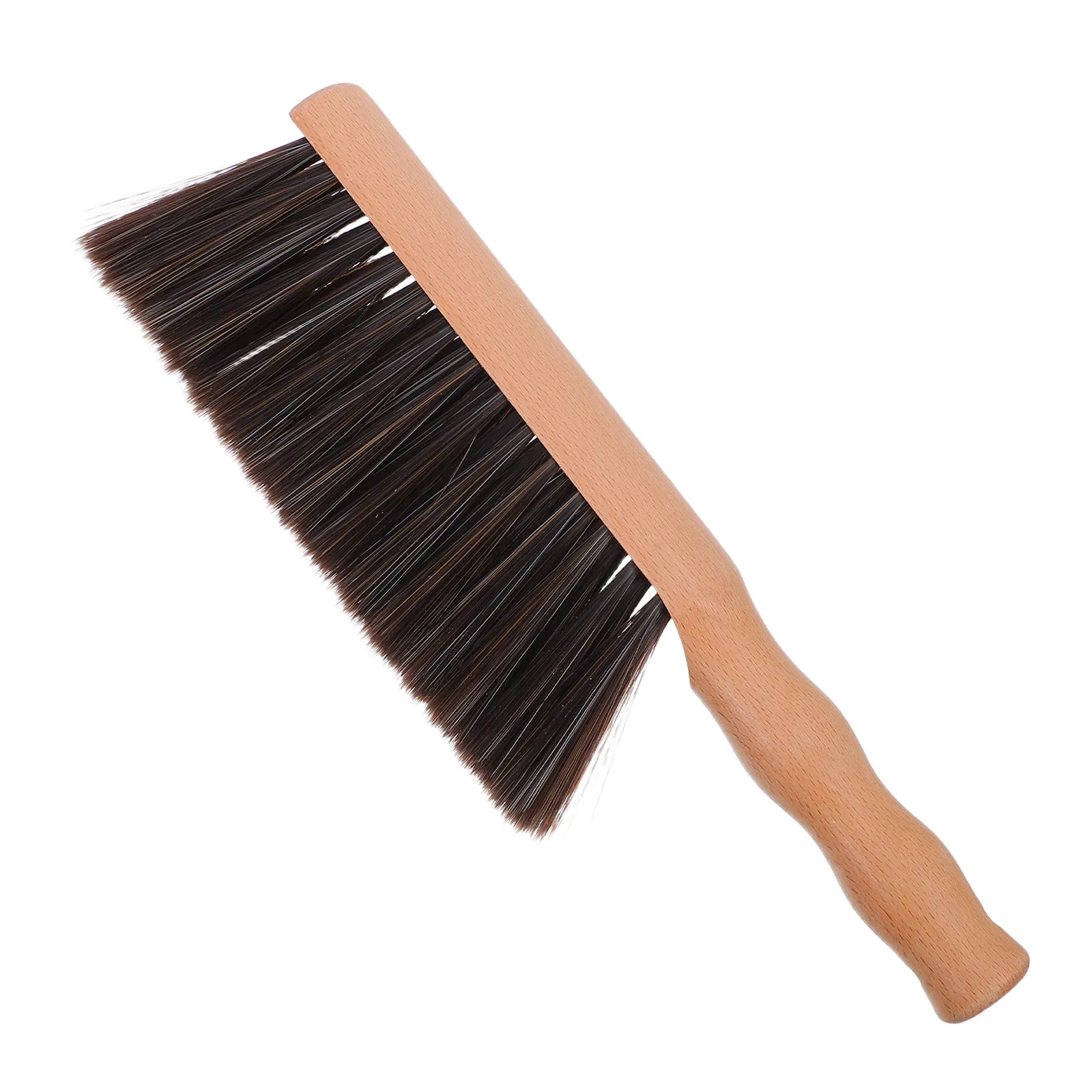 Fireplace Cleaning Broom Wood Handle Small Compact Brush Ash Sweeper Hearth Dust Removal Tool for Wood Stove Fireplace Cleaning