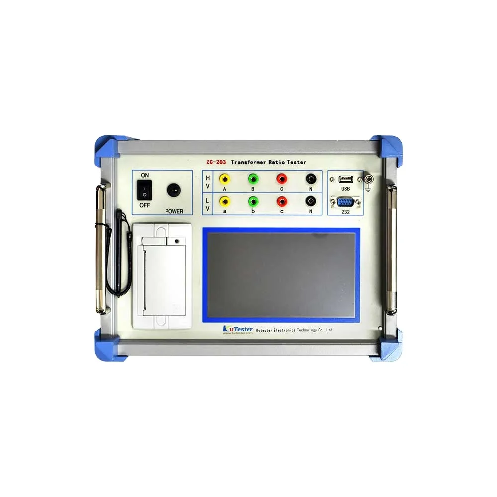 

High and Low Voltage 3 Phase Transformer Turns Ratio Tester