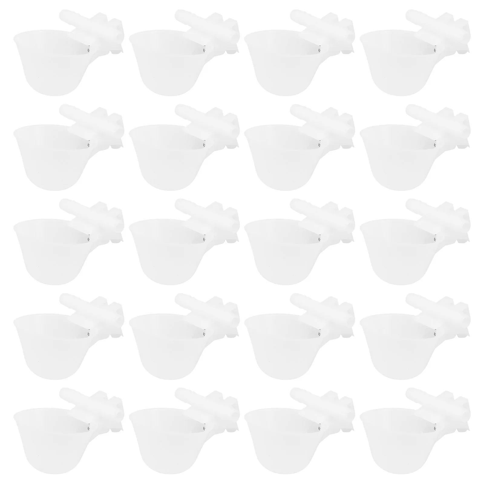 

20PCS Automatic Drinking Fountain Durable Pigeon Water Bowl System Suitable for Parrot Birds Feeder Pet Shop Home Zoo