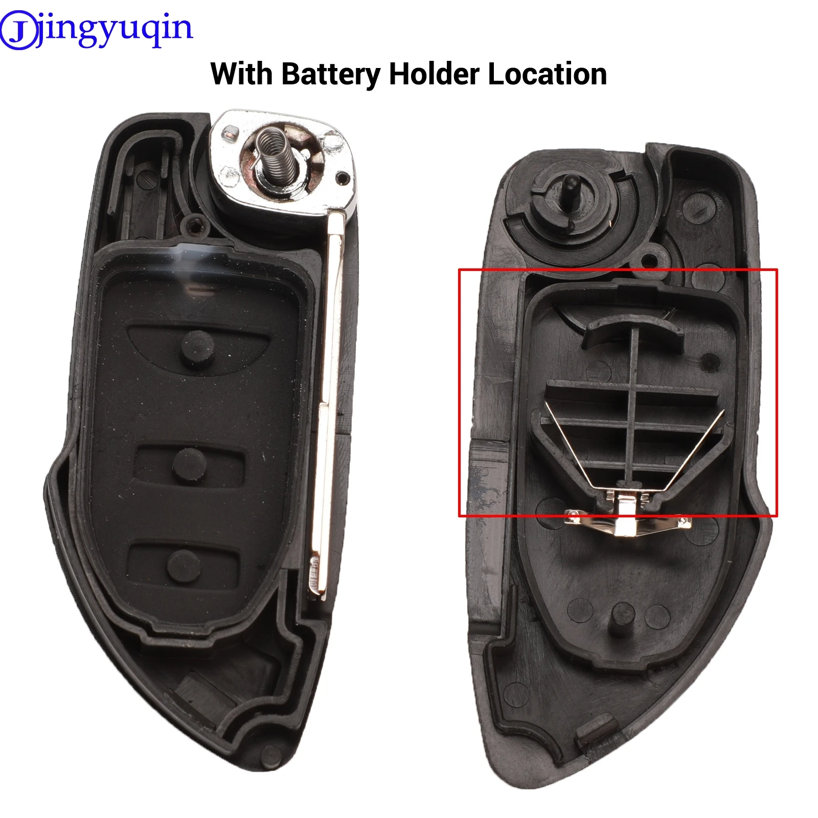 jingyuqin Modified 2b Key Shell Case Cover For Hyundai Elantra Santa Fe Eagle Terracan Atos Trajet Fit For Kia Carens