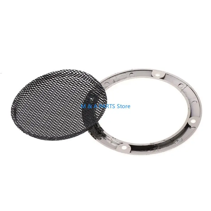 Immagine 7: U1JF 2 pezzi 3 pollici nero o copertura altoparlante griglia decorativa in rete