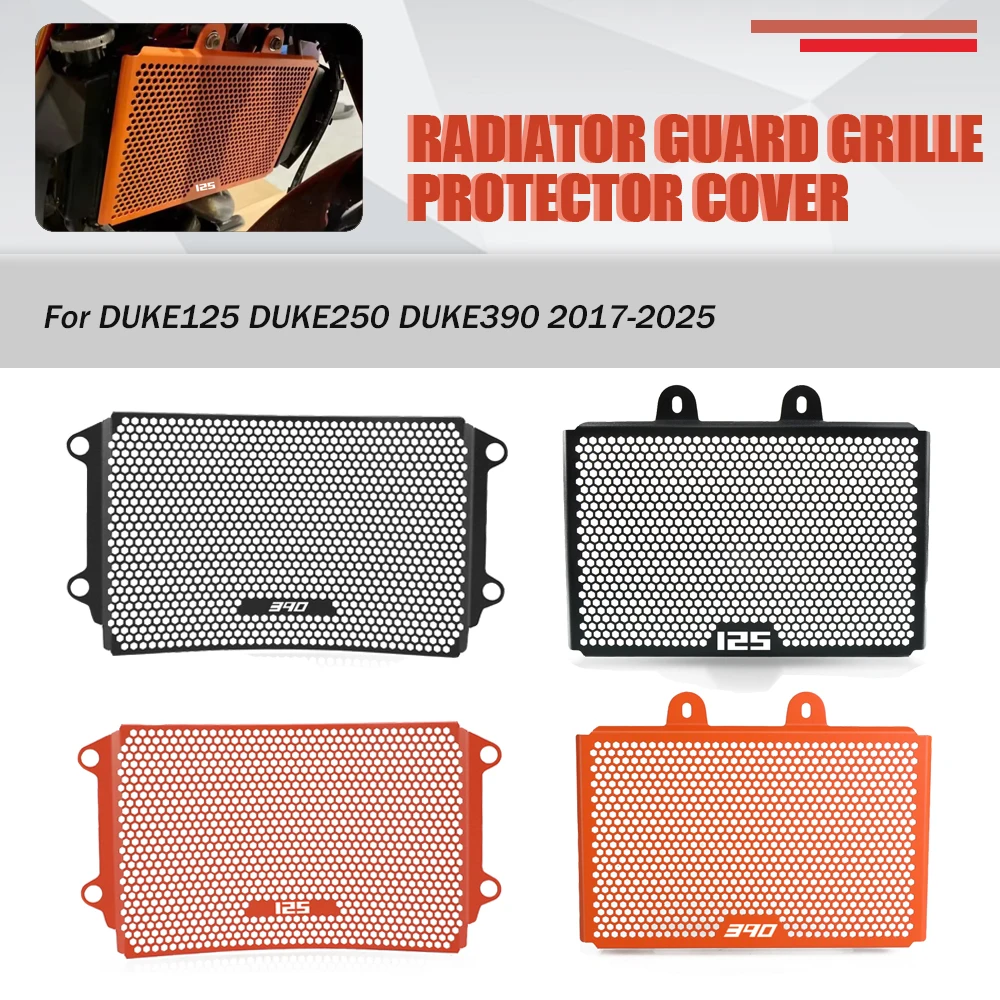 

For KTM DUKE 125 250 390 2017-2022 2023 DUKE390 2024 2025 2026 DUKE125 Motorcycle Radiator Guard Grille Protector Cover 390 DUKE