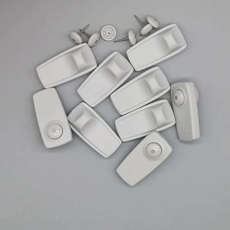 200 Pieces EAS 8.2mhz RF Anti-Theft Hard Buckle Clothing Anti-Theft Tag